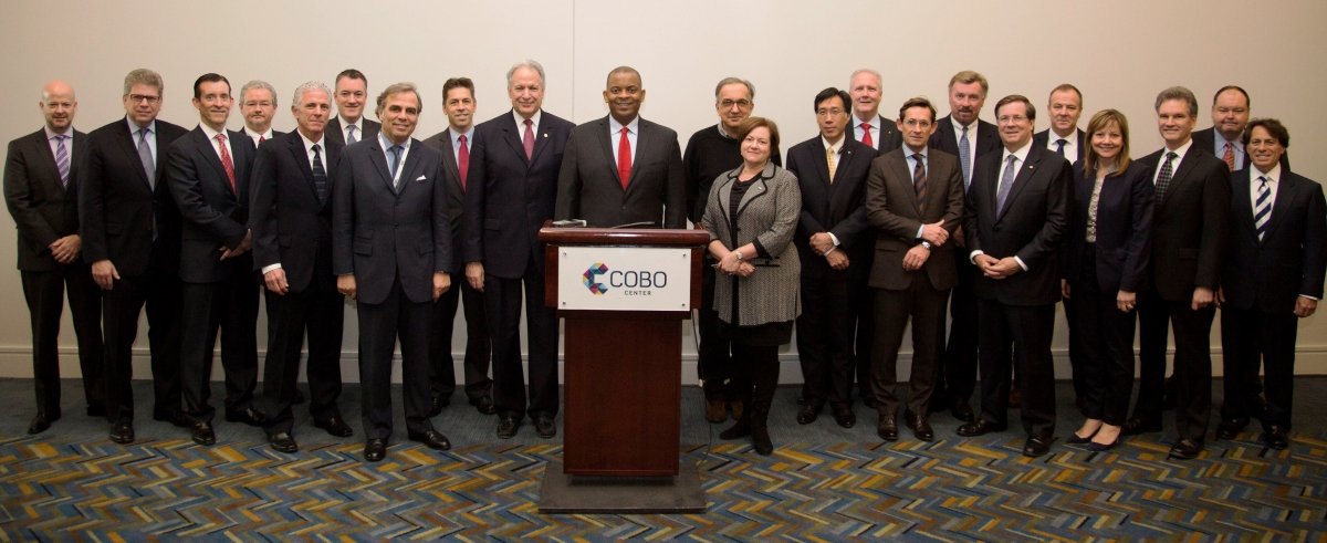 DOT and 18 automakers announce 'historic' safety agreements in Detroit