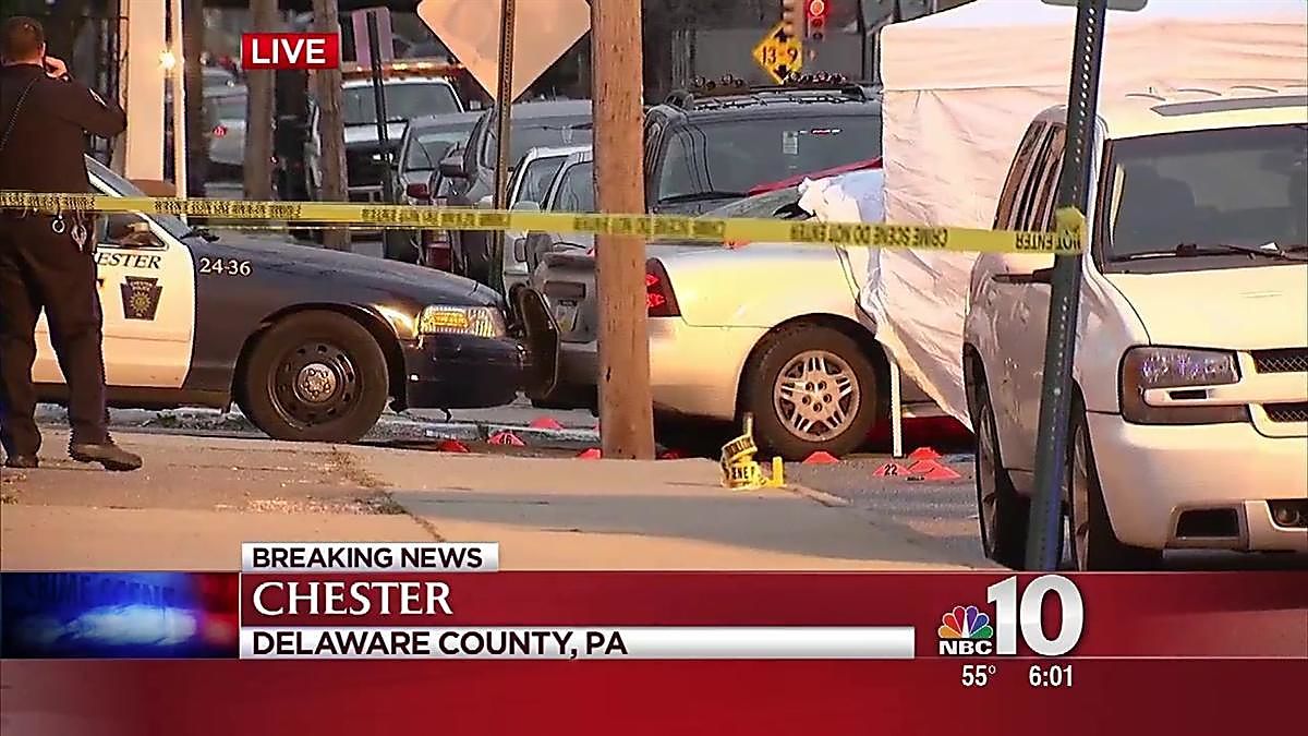 Chester, Pa., police battle bystanders after suspect killed, cop wounded at traffic stop