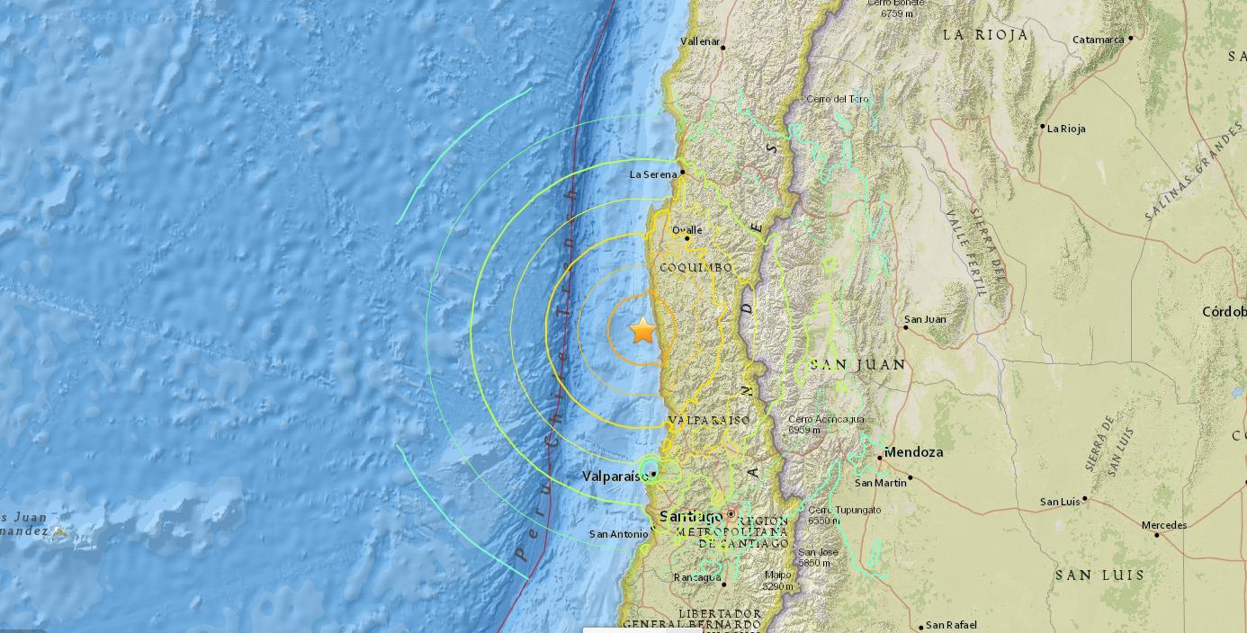 Tsunami alert issued for Hawaii after magnitude-8.3 earthquake rocks Chile