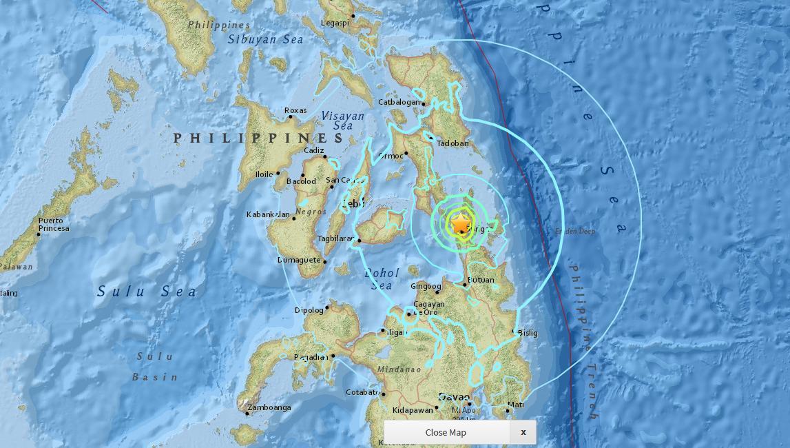 Earthquake in Philippines kills at least 6 as falling debris turns deadly