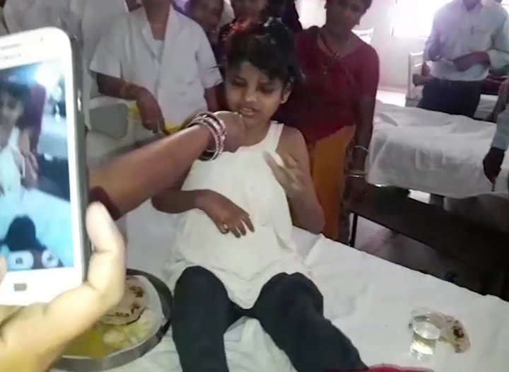 Girl found in India forest being raised by wild monkeys: 'She behaves like an ape'