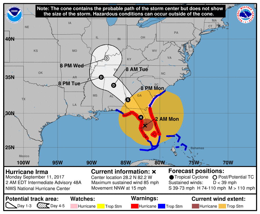 Hurricane Irma weakens, but what will daylight reveal? What we know Monday morning