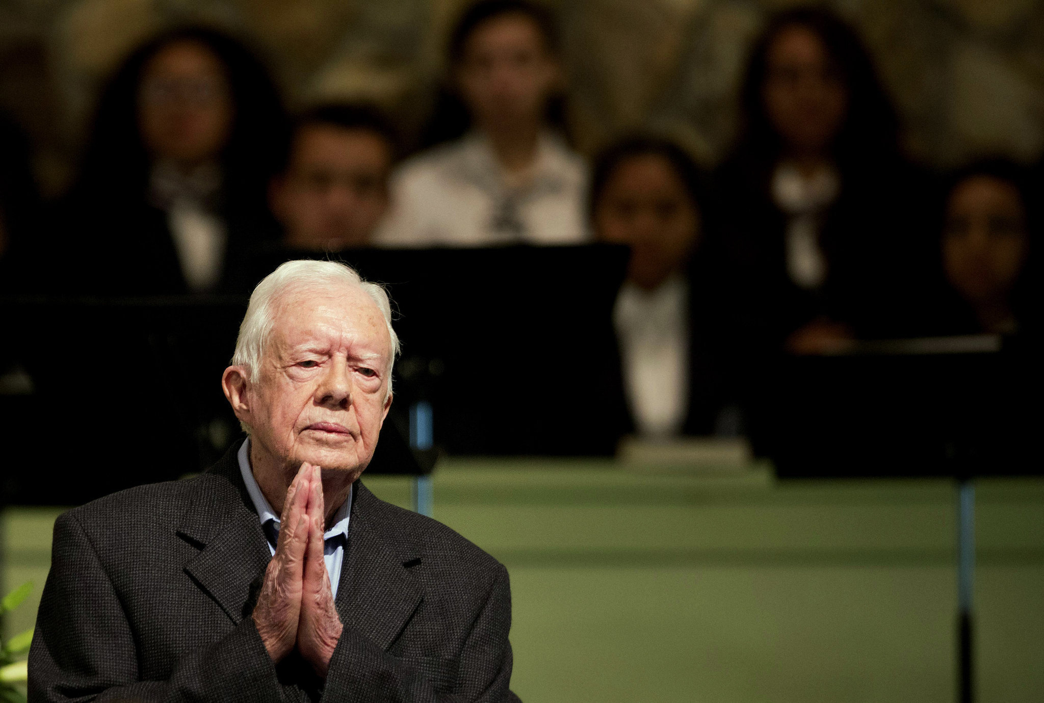 Former President Jimmy Carter says he's cancer-free