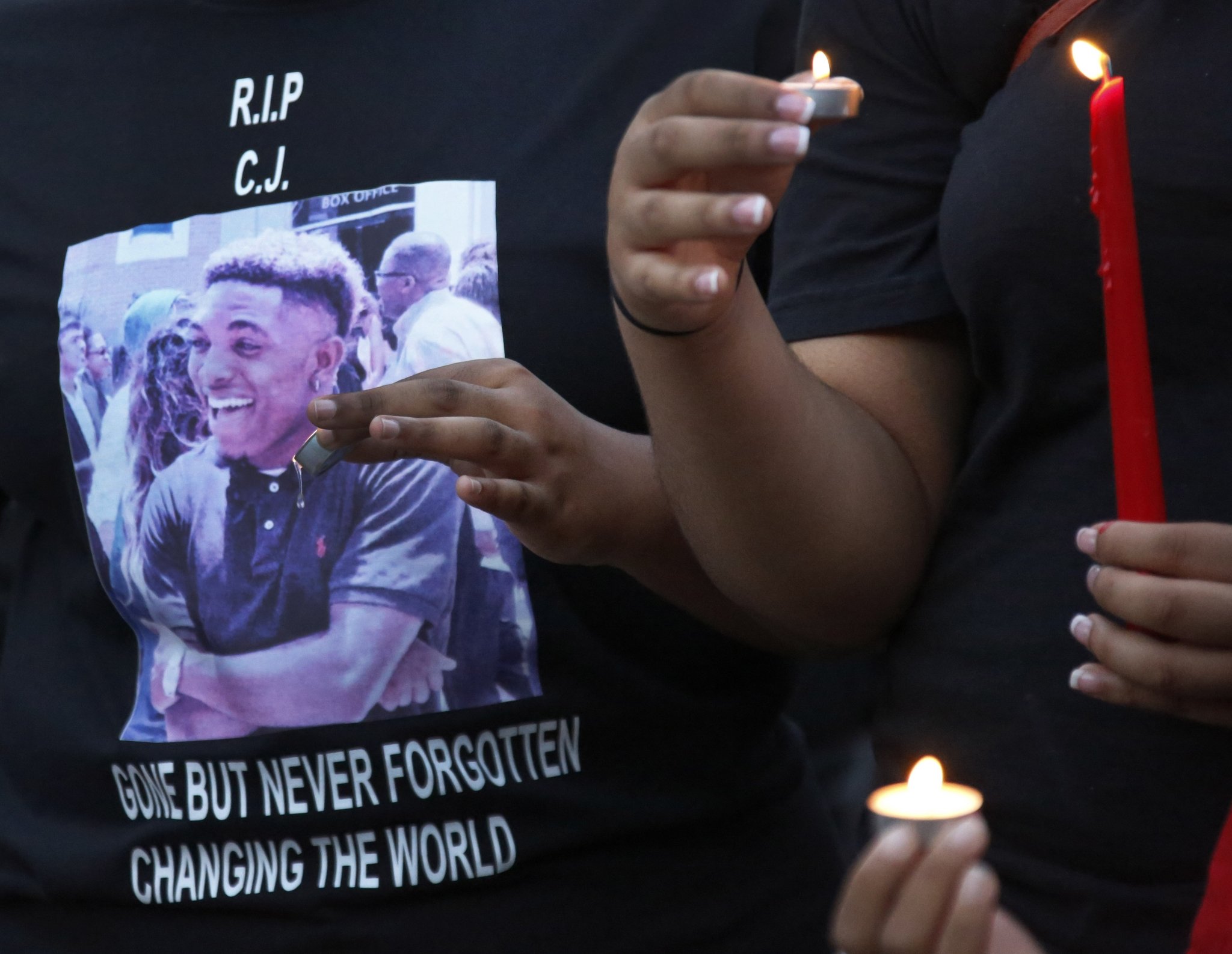 College football player fatally shot by Texas police officer remembered at funeral