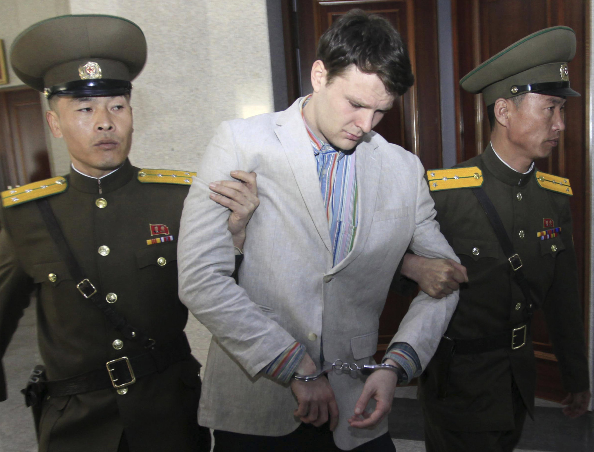 Freed student was 'terrorized and brutalized' by North Korean captors, father says