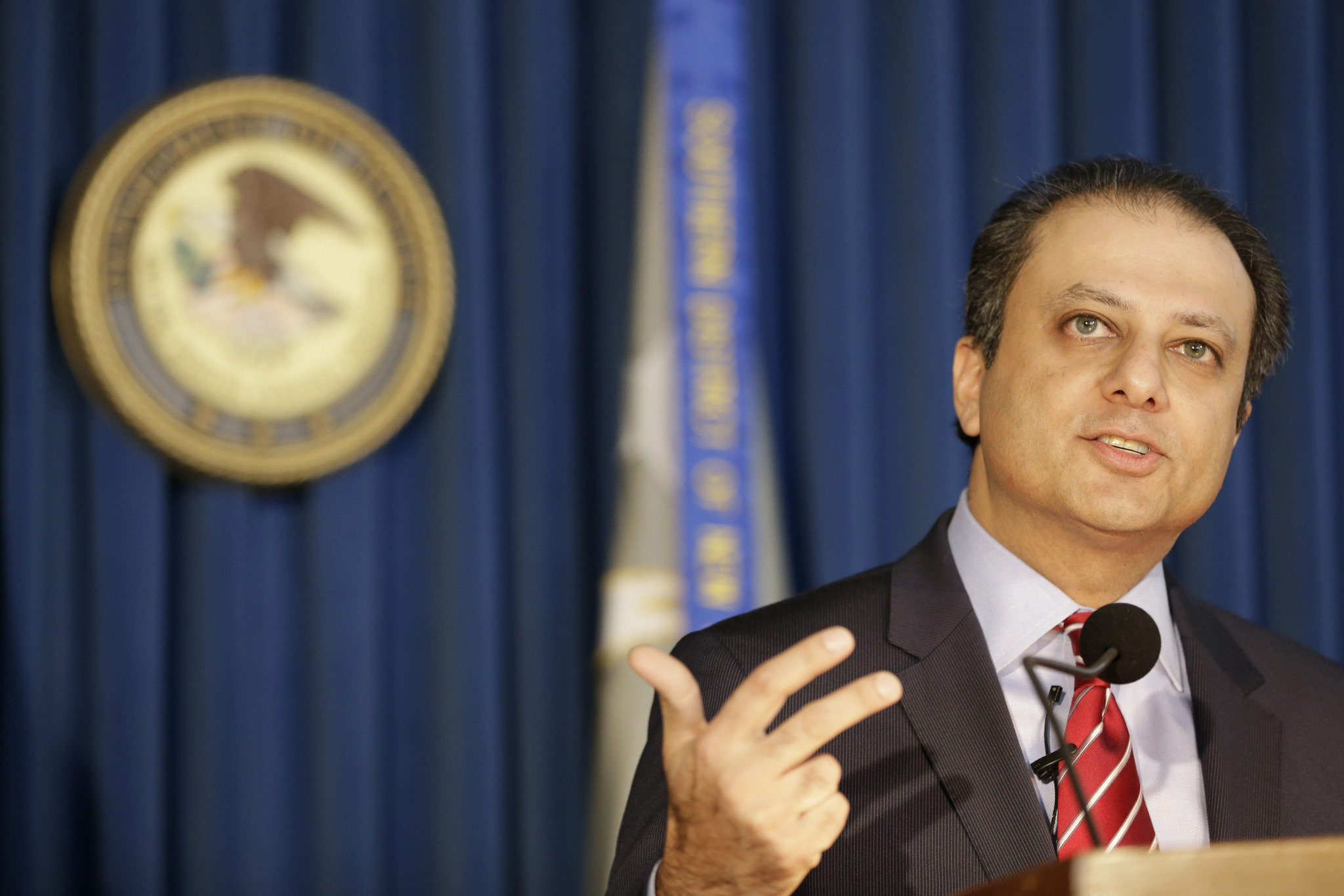 Fired US Attorney Bharara backs Democratic Ohio AG candidate