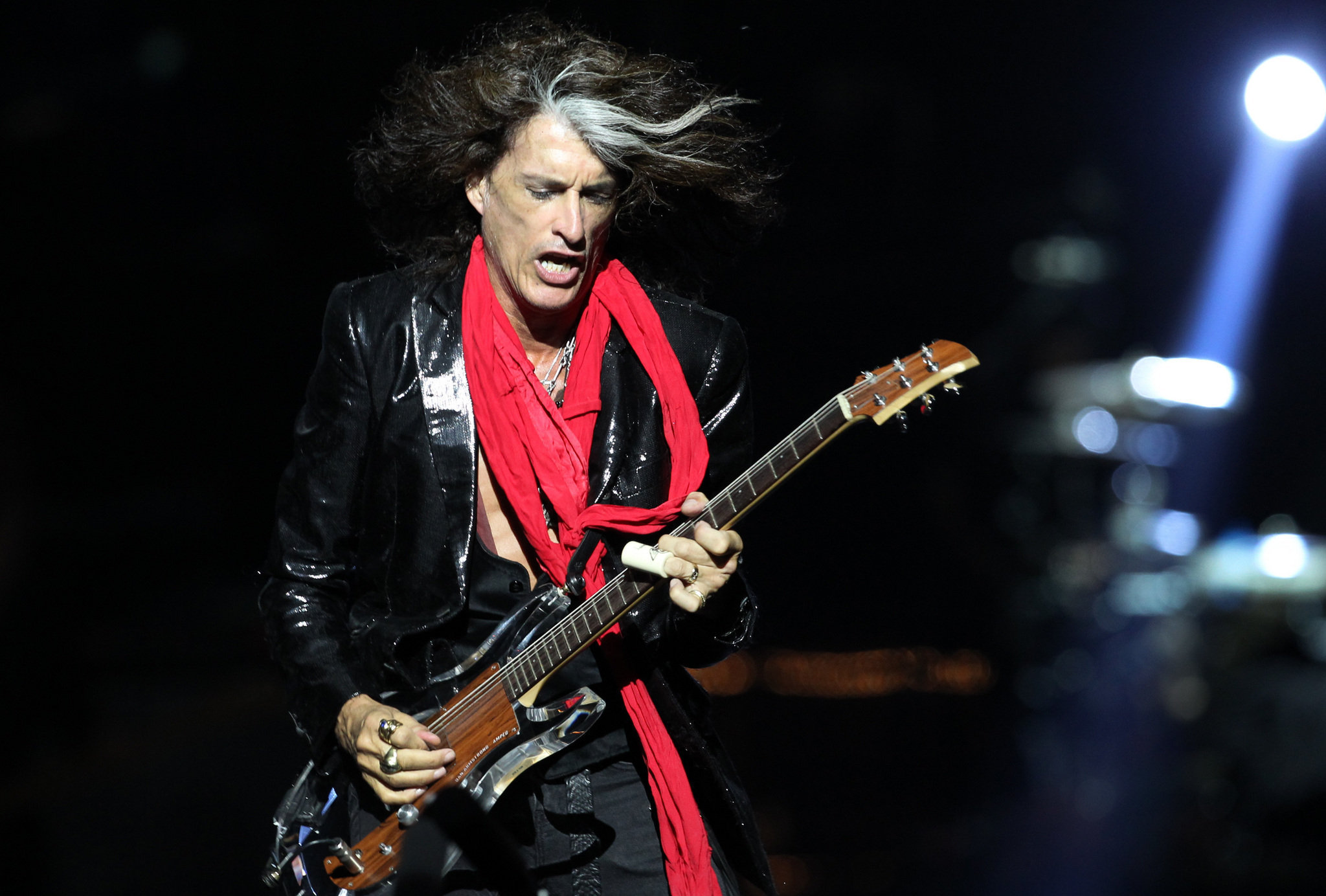 Aerosmith guitarist Joe Perry 'stable' at hospital after falling ill at NY concert