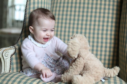 Princess Charlotte is royally cute in new photos released by Duchess of Cambridge