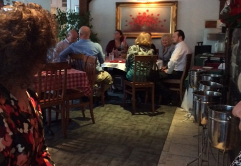 Helpline honors funeral home owner during Town Crawl