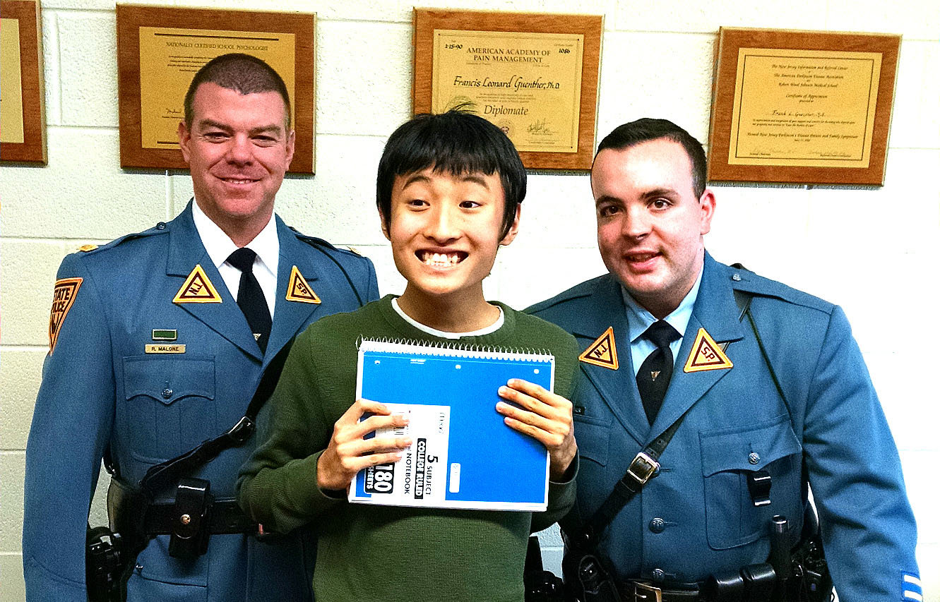 State Police troopers give N.J. student a Christmas surprise