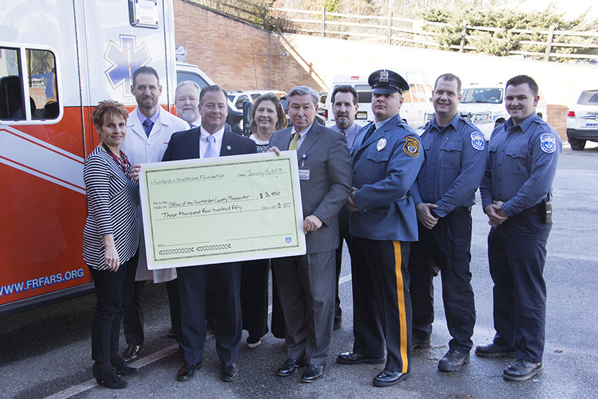 Hospital's donation helps resupply police with Naloxone
