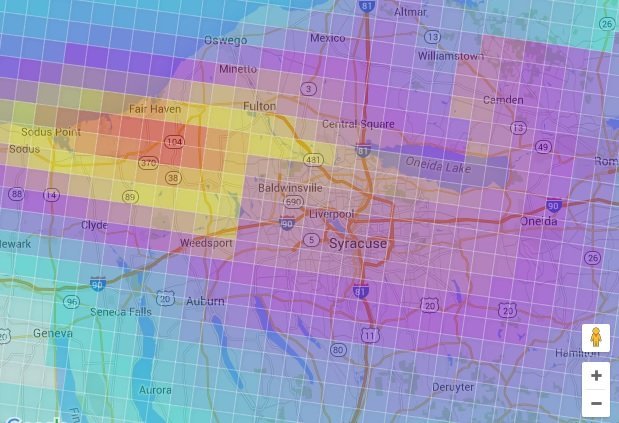 How much snow will fall in Upstate NY lake effect storm? Check our interactive map