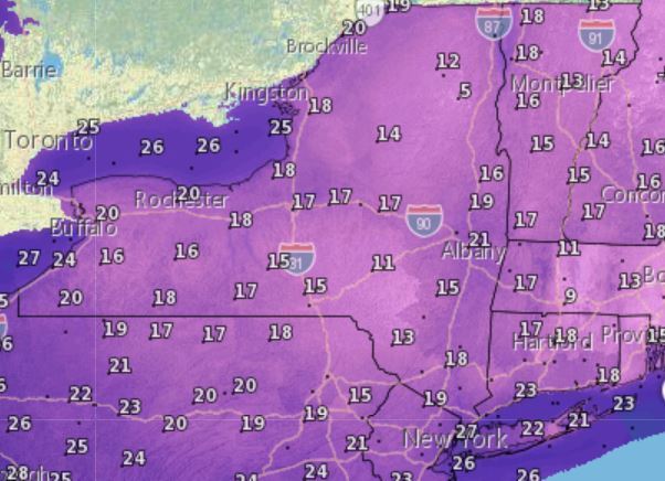 Upstate NY weather: More record-cold temperatures possible tonight