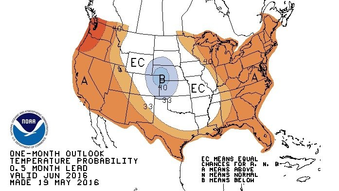 June forecast: Likely to be warmer than normal in Upstate New York