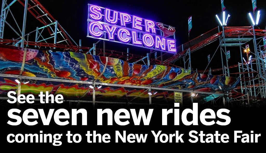 2016 New York State Fair Check out the seven new rides, from kiddie to