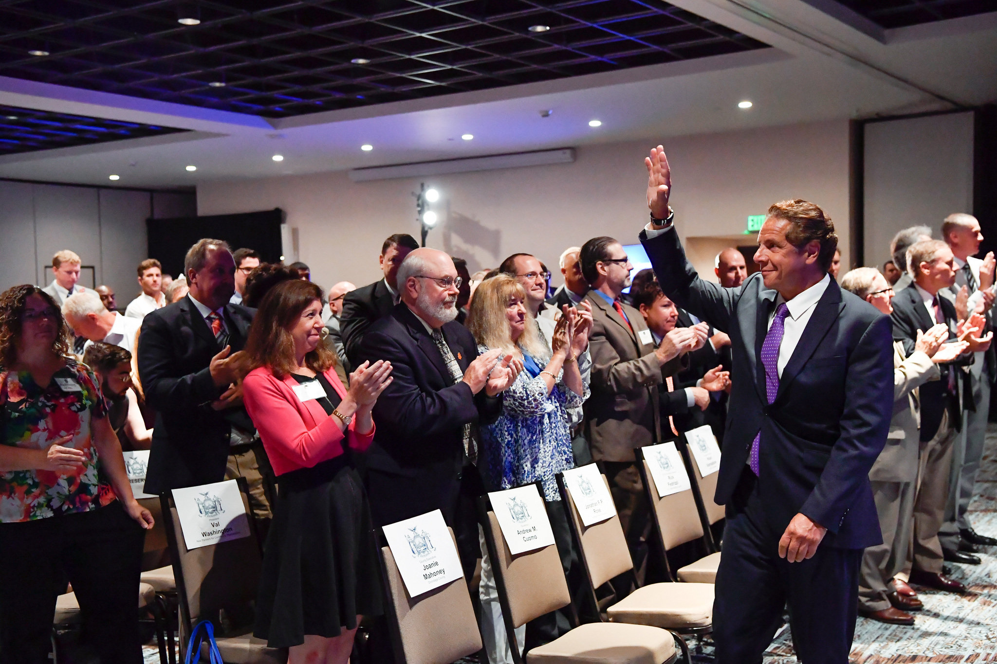 Cuomo, in Syracuse, defends his economic development record