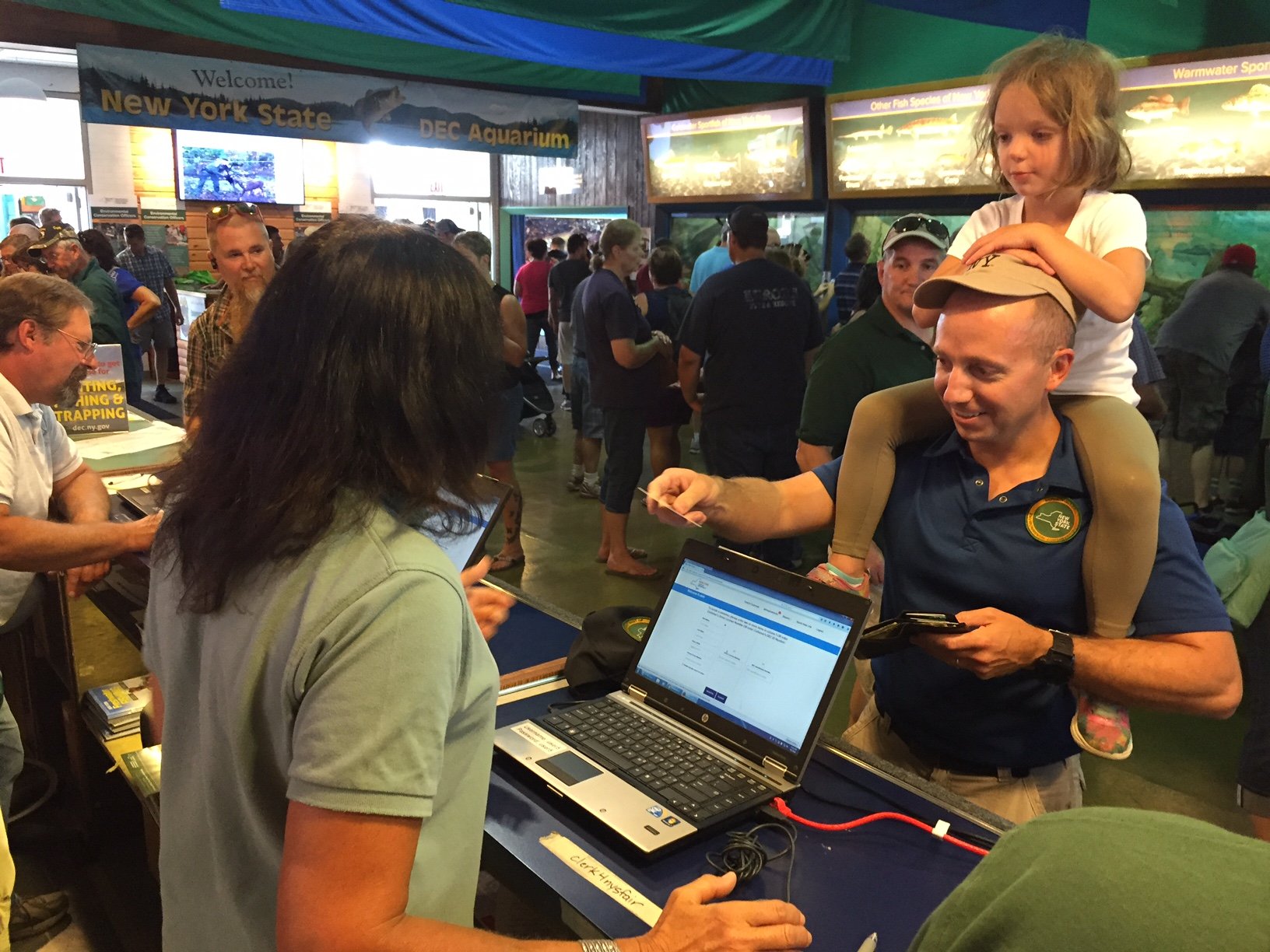 DEC Commissioner crosses item off his 'outdoors bucket list' at NYS Fair