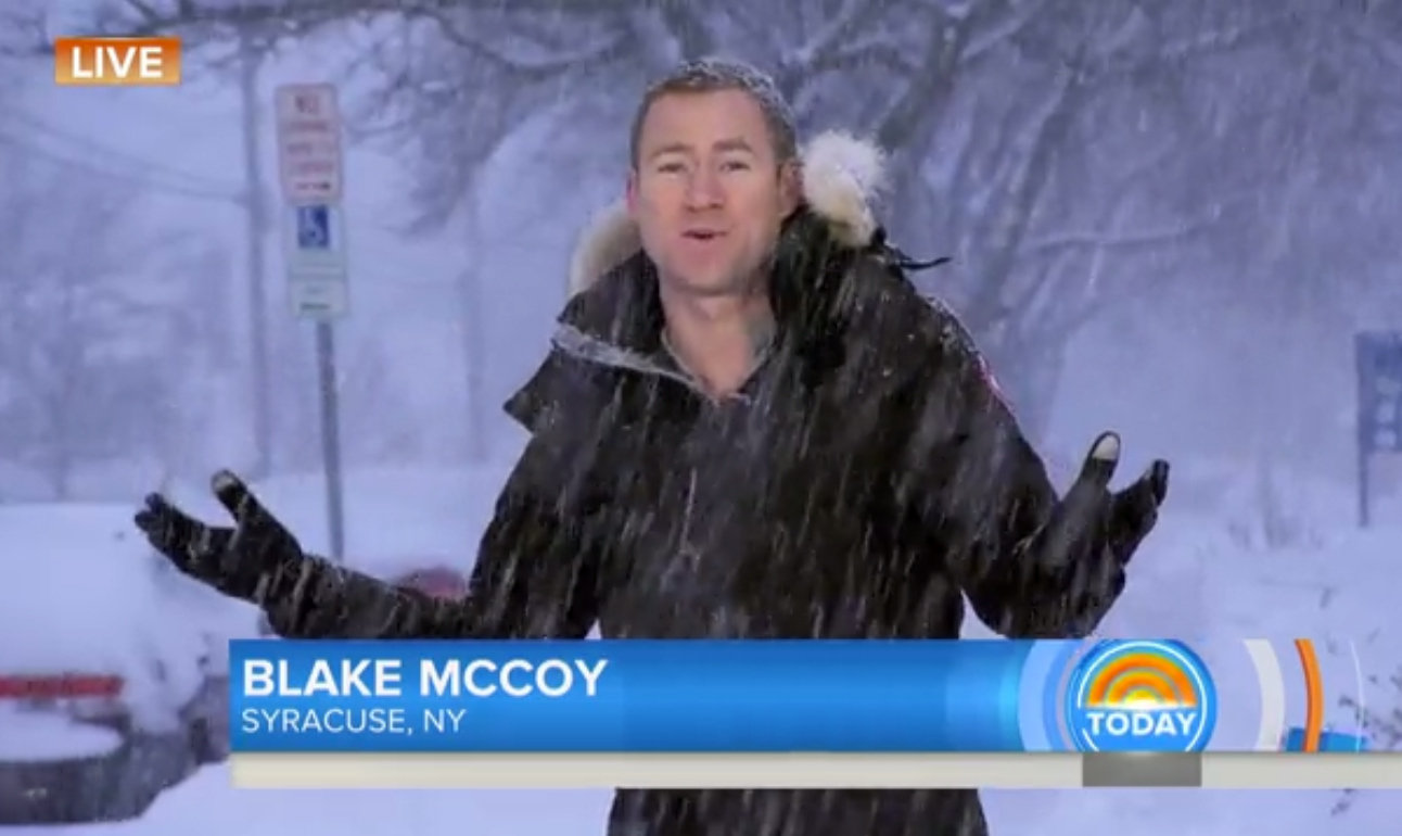 'GMA,' 'Today' shows welcome winter with live reporters in snowy Syracuse (video)