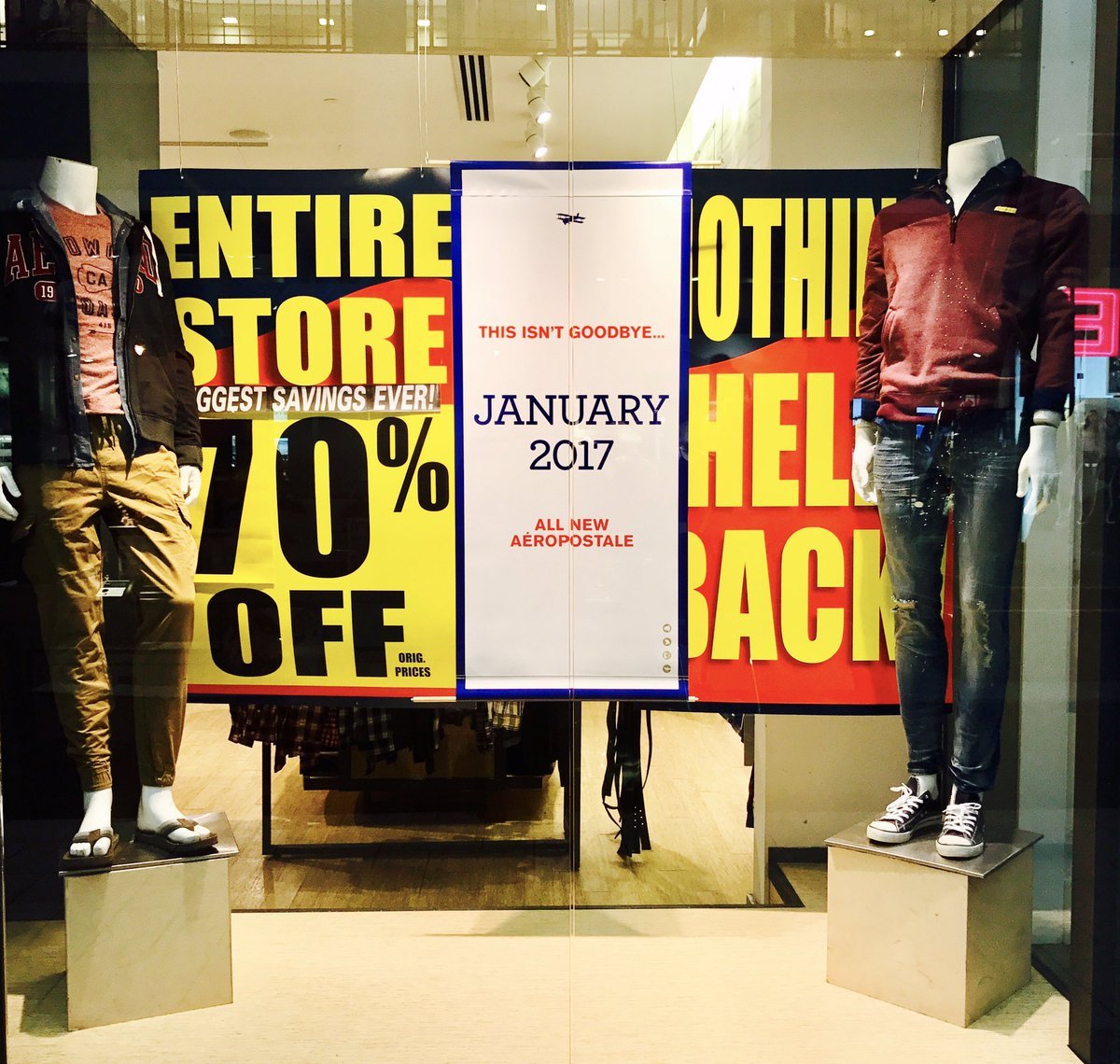 Aeropostale to remain open at Destiny USA after bankruptcy; new store planned