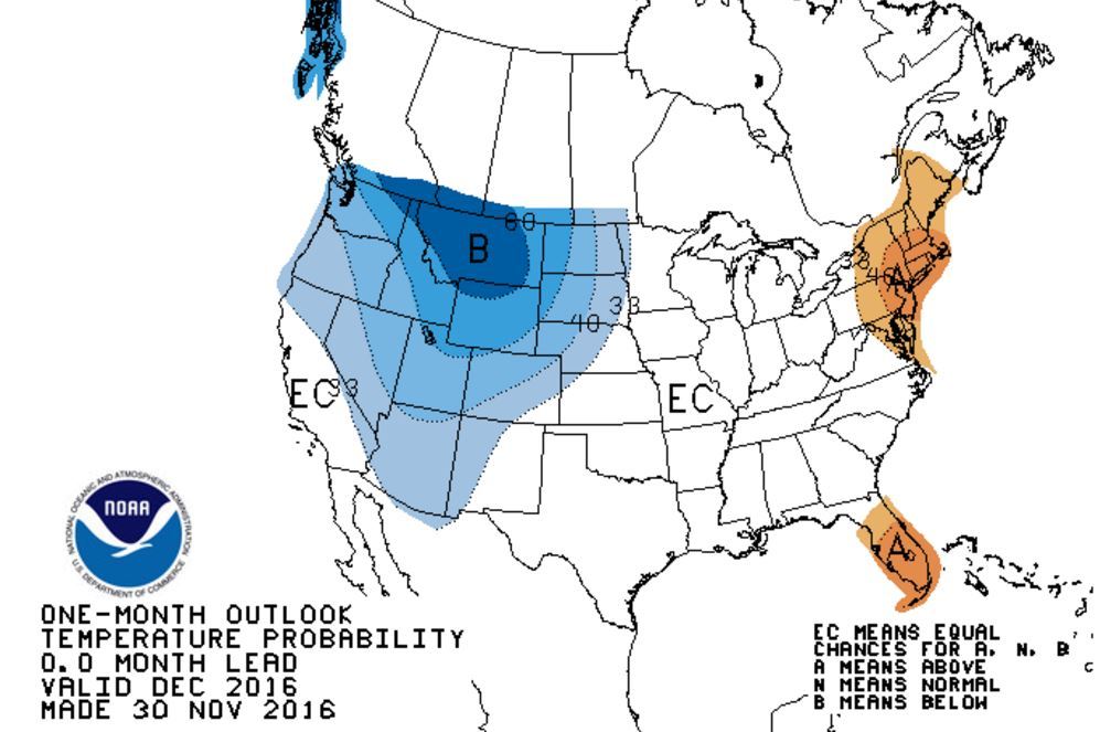 Upstate NY December forecast: Warmer than normal, but not a repeat of last year