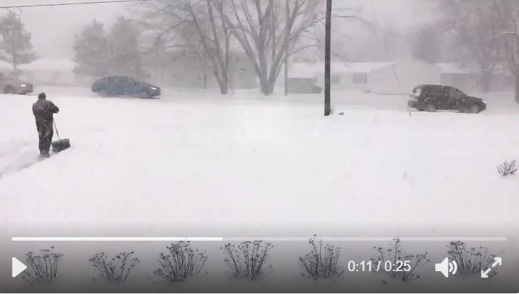 Watch cool time lapse video of heavy lake effect storm in Western NY
