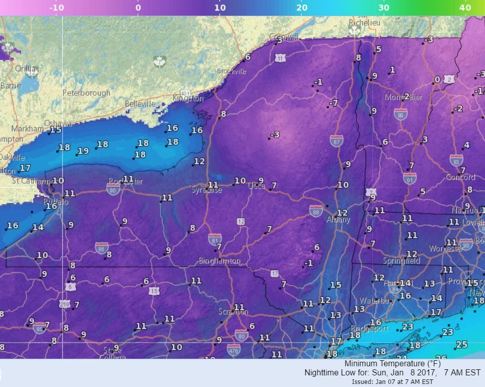 This could be the coldest weekend of the year in Upstate NY