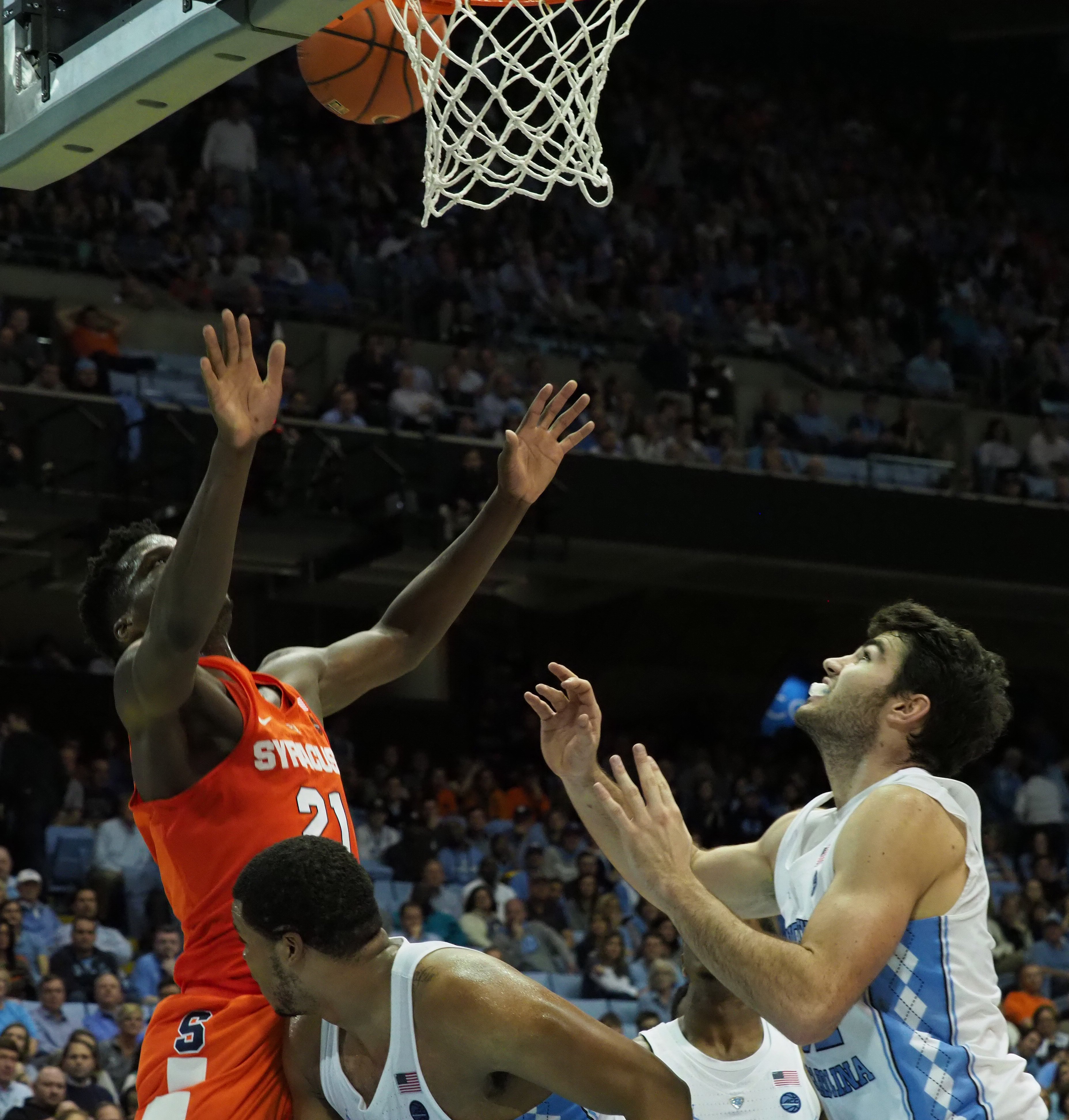 Syracuse's basketball rebounding problem has spread to the offensive