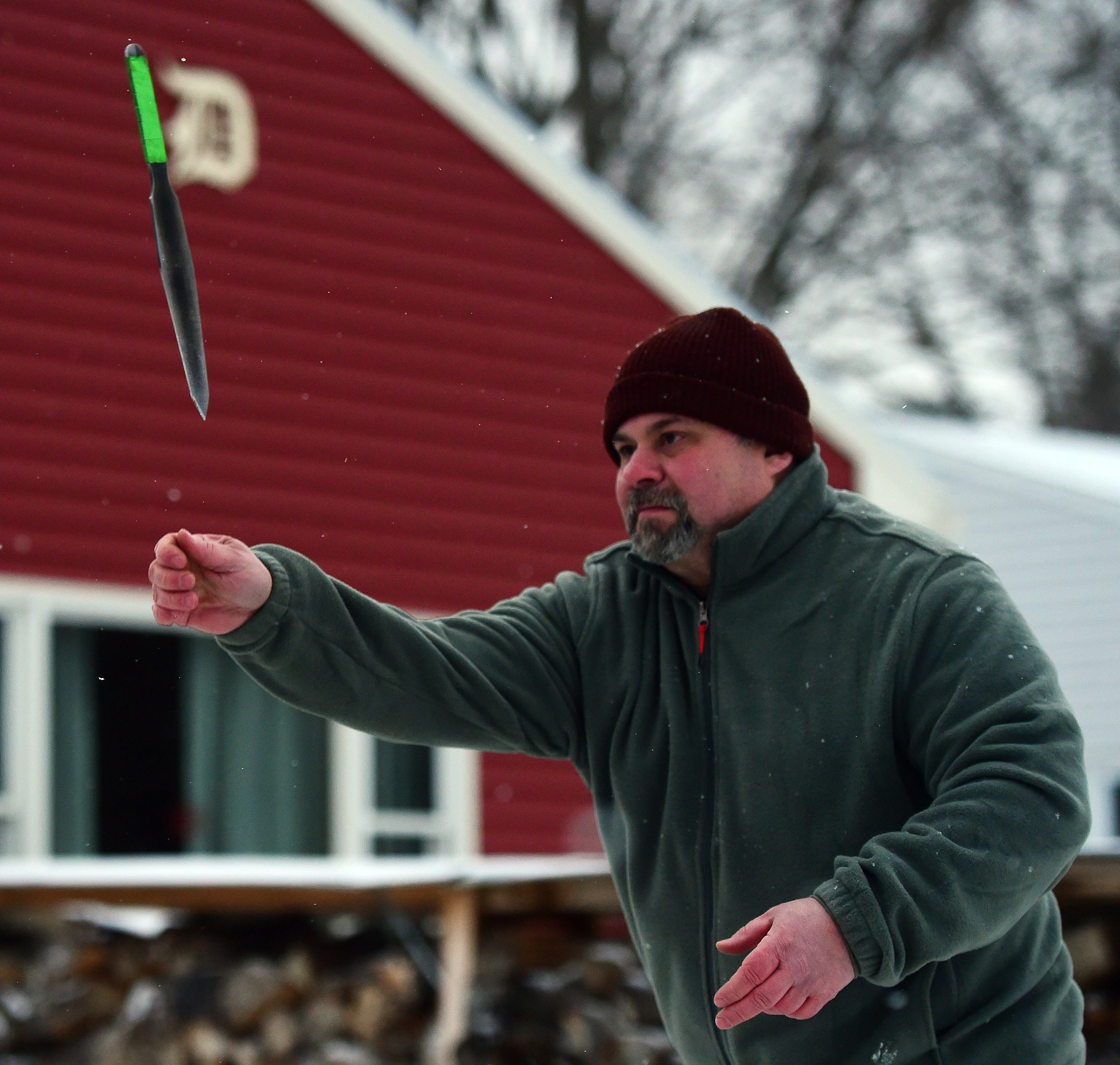 World champion knife thrower from Upstate NY talks about 'sticking it