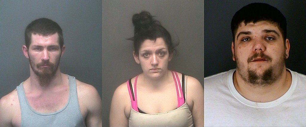 Police: 4 children taken from CNY home after trio charged with having heroin, meth and weapons