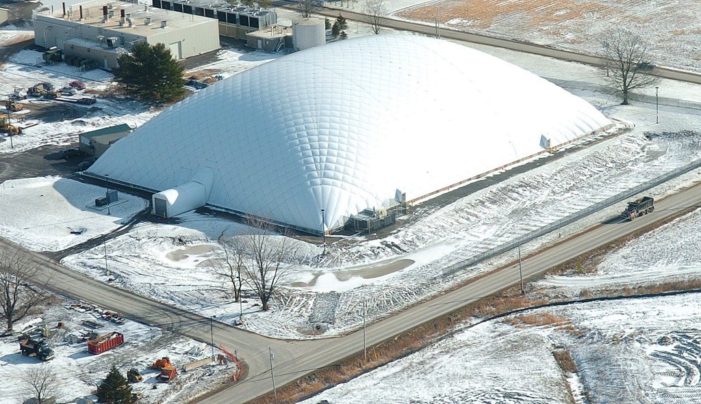 Another winter storm casualty: Turning Stone Golf Dome damaged