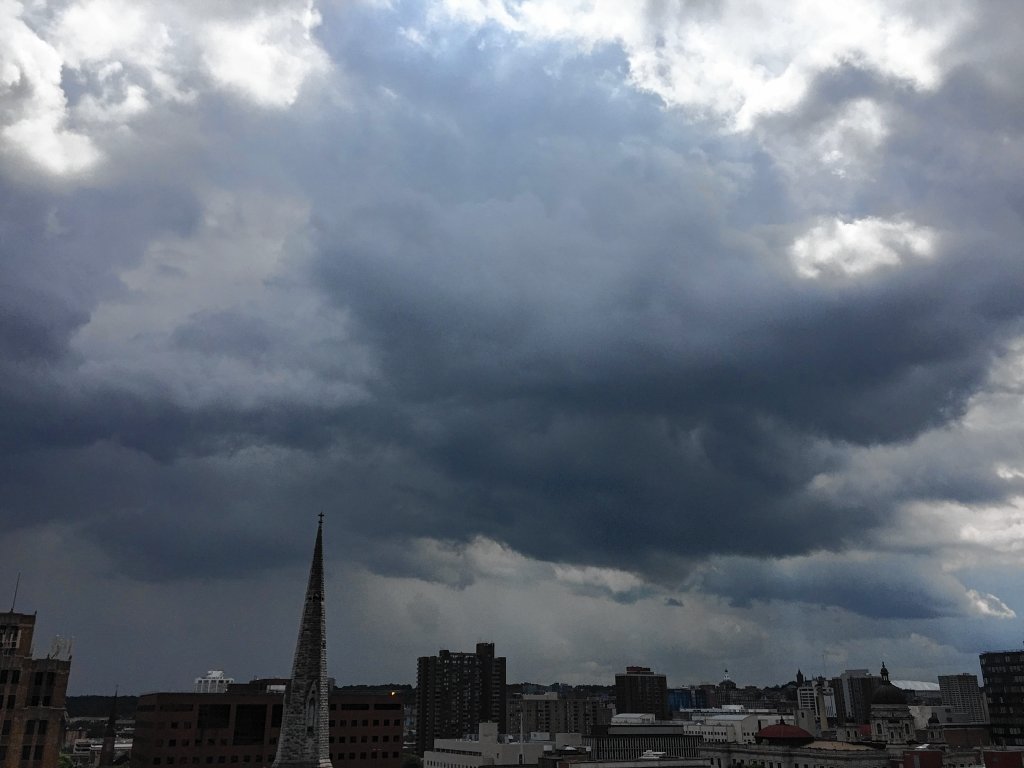 Strong storms in Upstate NY today could bring high winds, minor flooding