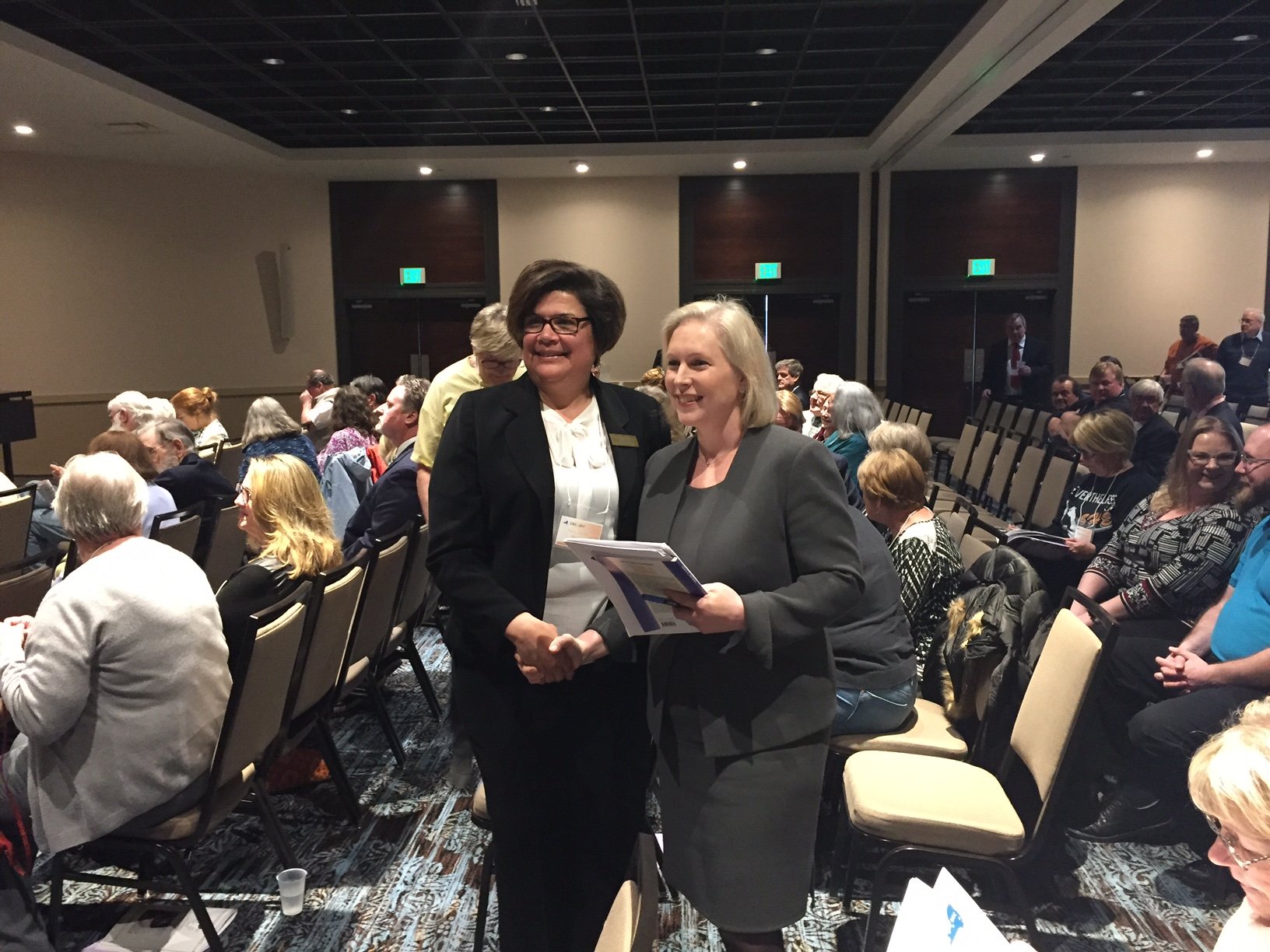 Sen. Gillibrand to rural NY Dems: Trump is right that the 'system is rigged'