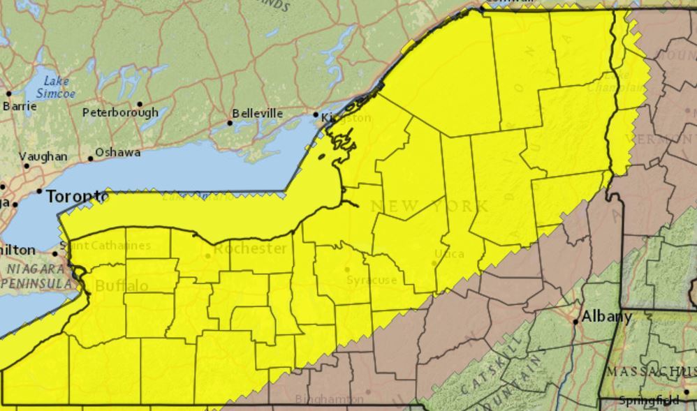 Severe thunderstorms could bring high winds, hail to Upstate New York