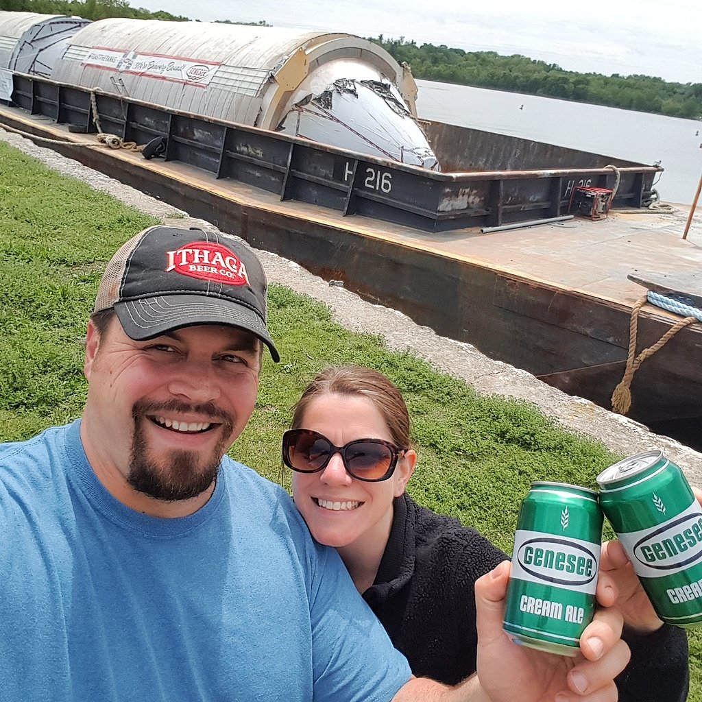 Update: Genesee beer tanks en route from Schenectady to Amsterdam today