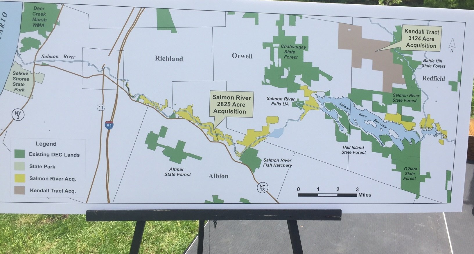 Gov. Cuomo announces acquisition of 6,000 acres along, near Salmon River