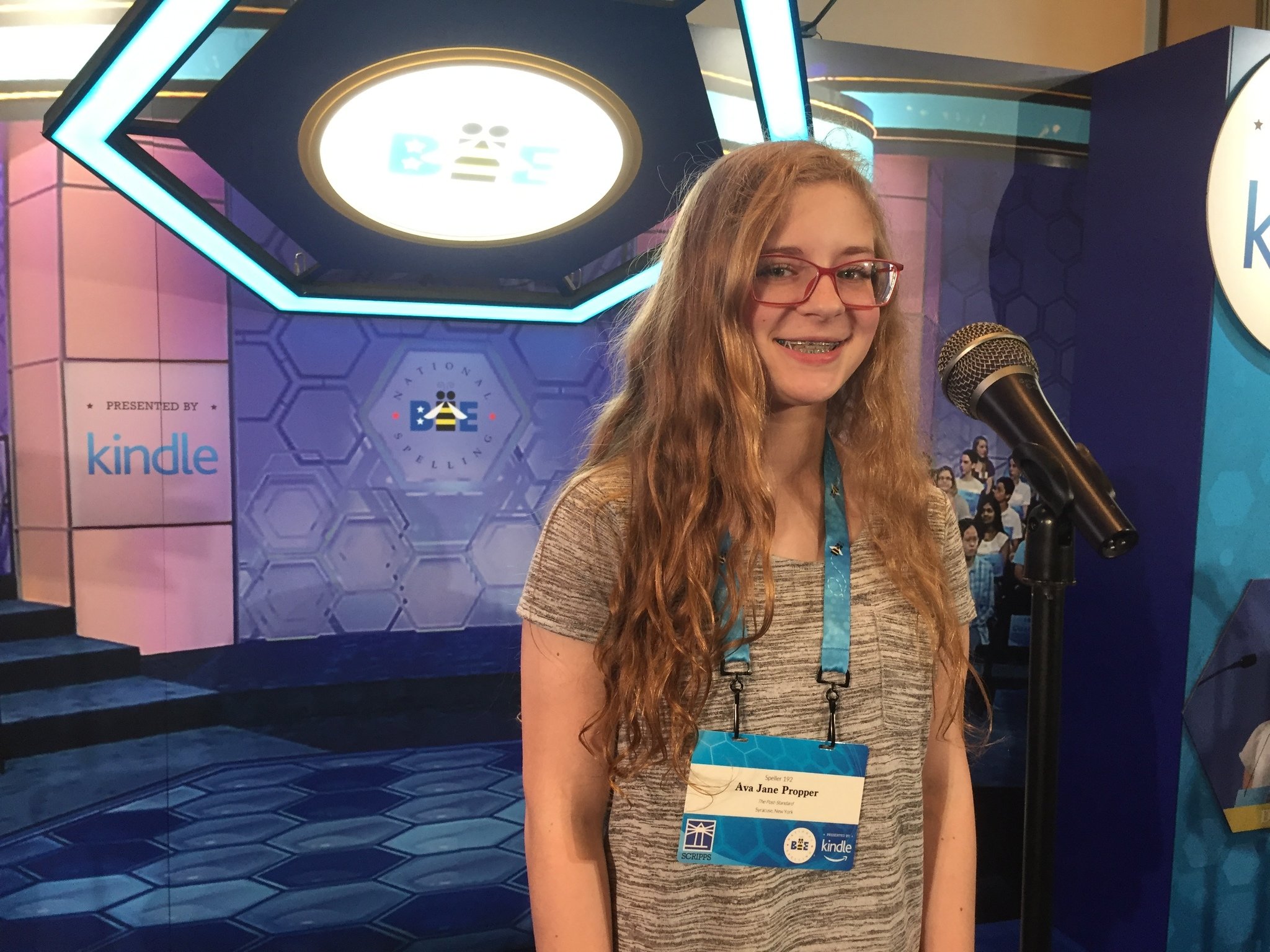 Who from Upstate NY reached the Scripps National Spelling Bee finals?