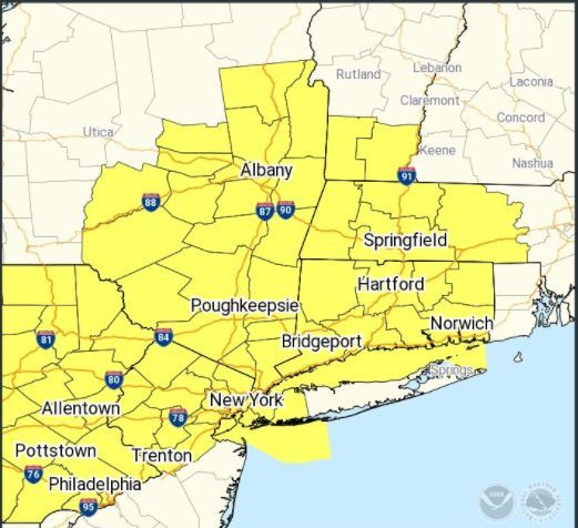 Severe thunderstorm watch for Upstate NY today: 70 mph winds possible
