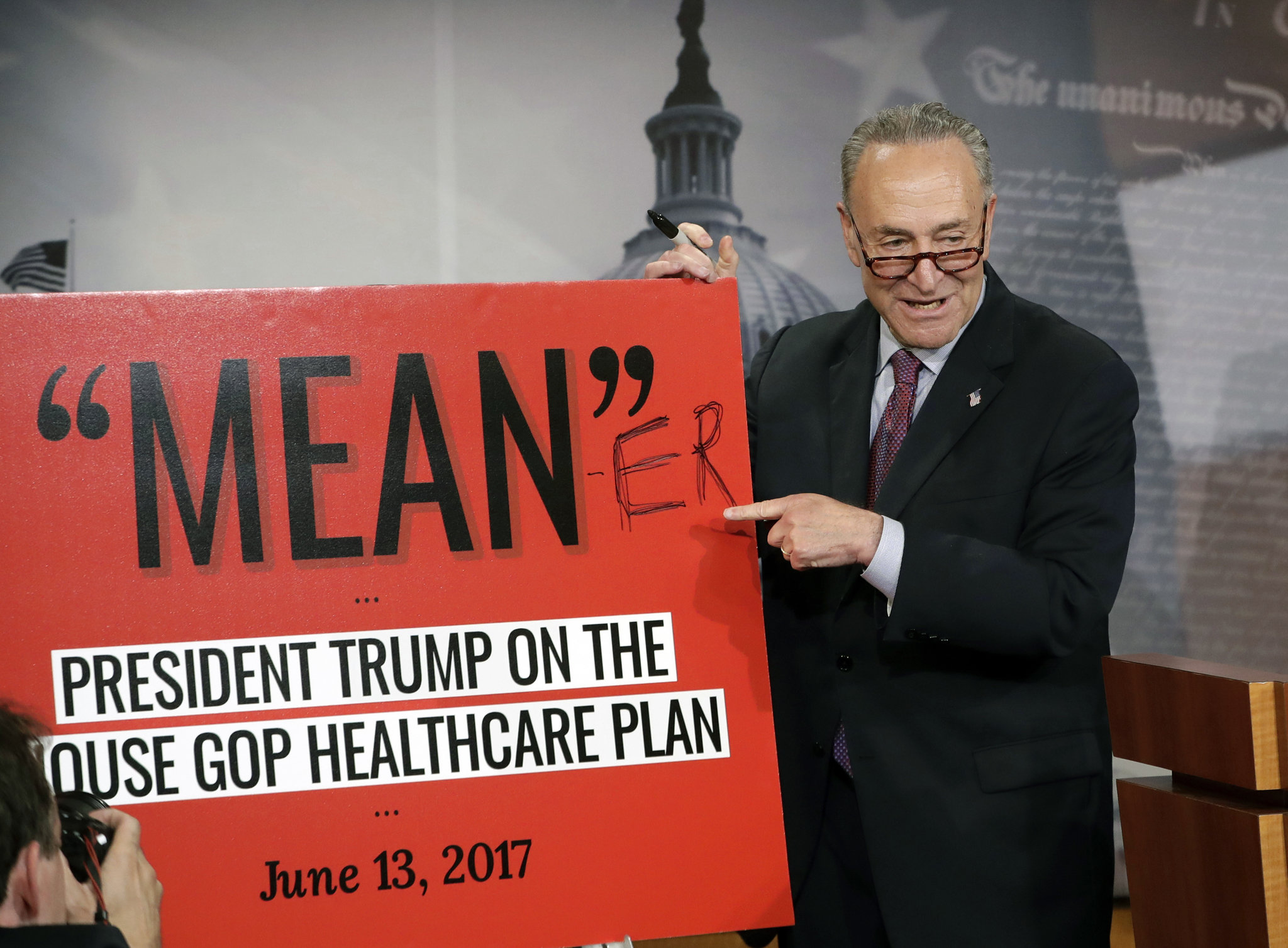 Schumer: Senate version of Trumpcare even meaner than House bill