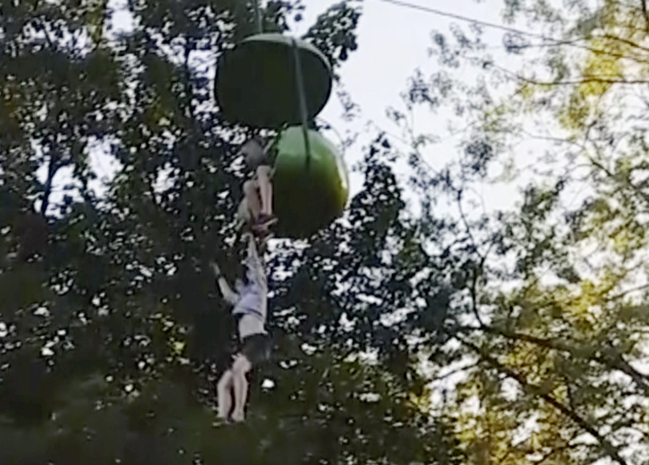 Police say girl's actions caused her to fall from Six Flags ride (video)