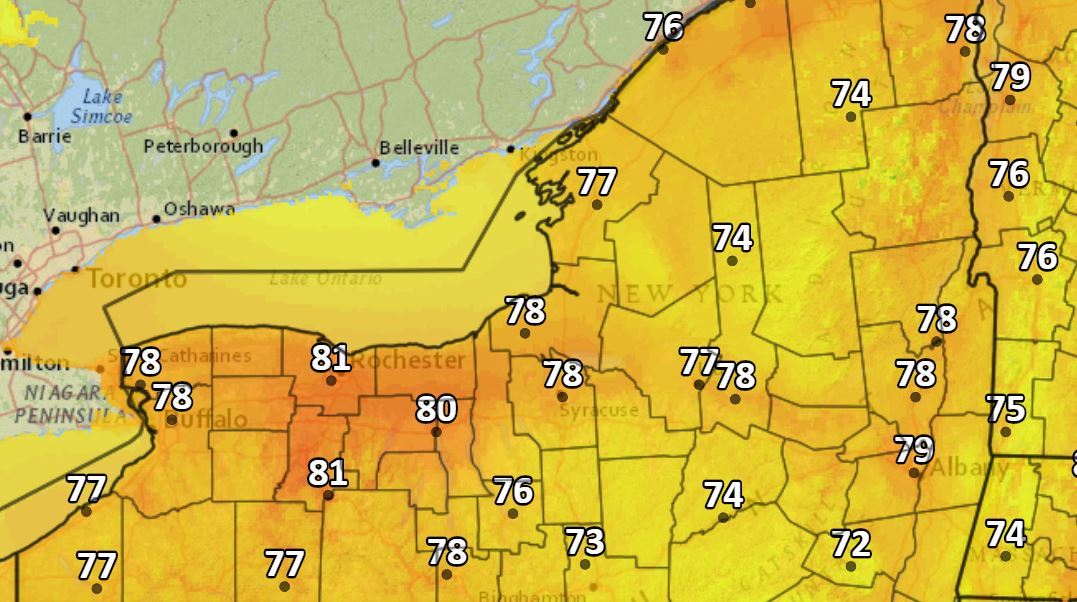 Upstate NY weather: 80s return this week as October starts off warm