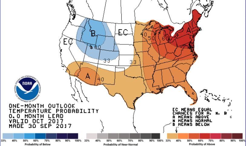 Upstate NY weather: A warm October likely to follow a very warm September