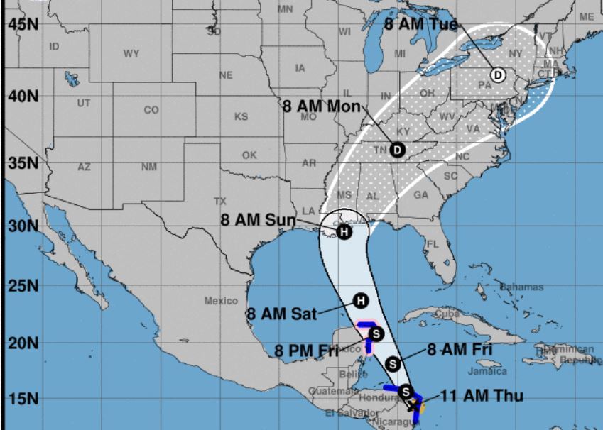 Tropical Storm Nate could dump heavy rain on Upstate NY