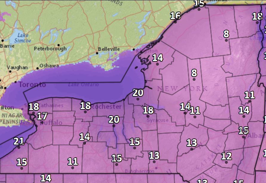 Upstate NY cities could break 60-year records for cold this weekend