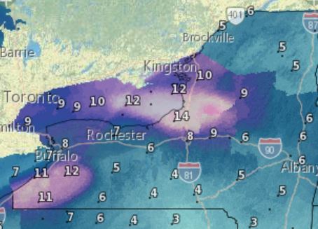 Heavy snow Christmas Eve, Christmas Day could make travel tough in Upstate NY