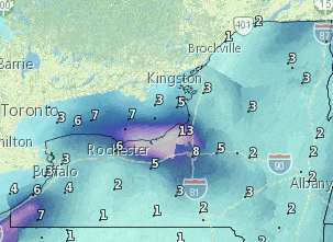 Upstate NY weather: Wind chills of 25 below, plus up to a foot of snow