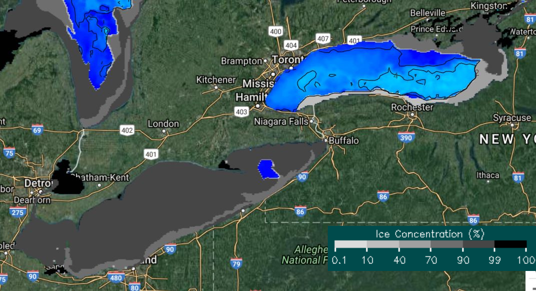 Lake Erie lake effect snow machine slowing, but Lake Ontario 'open for business'