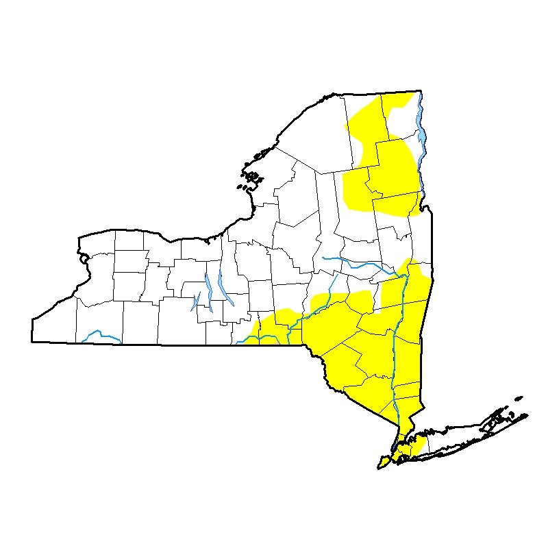 A third of New York state is in pre-drought stage already