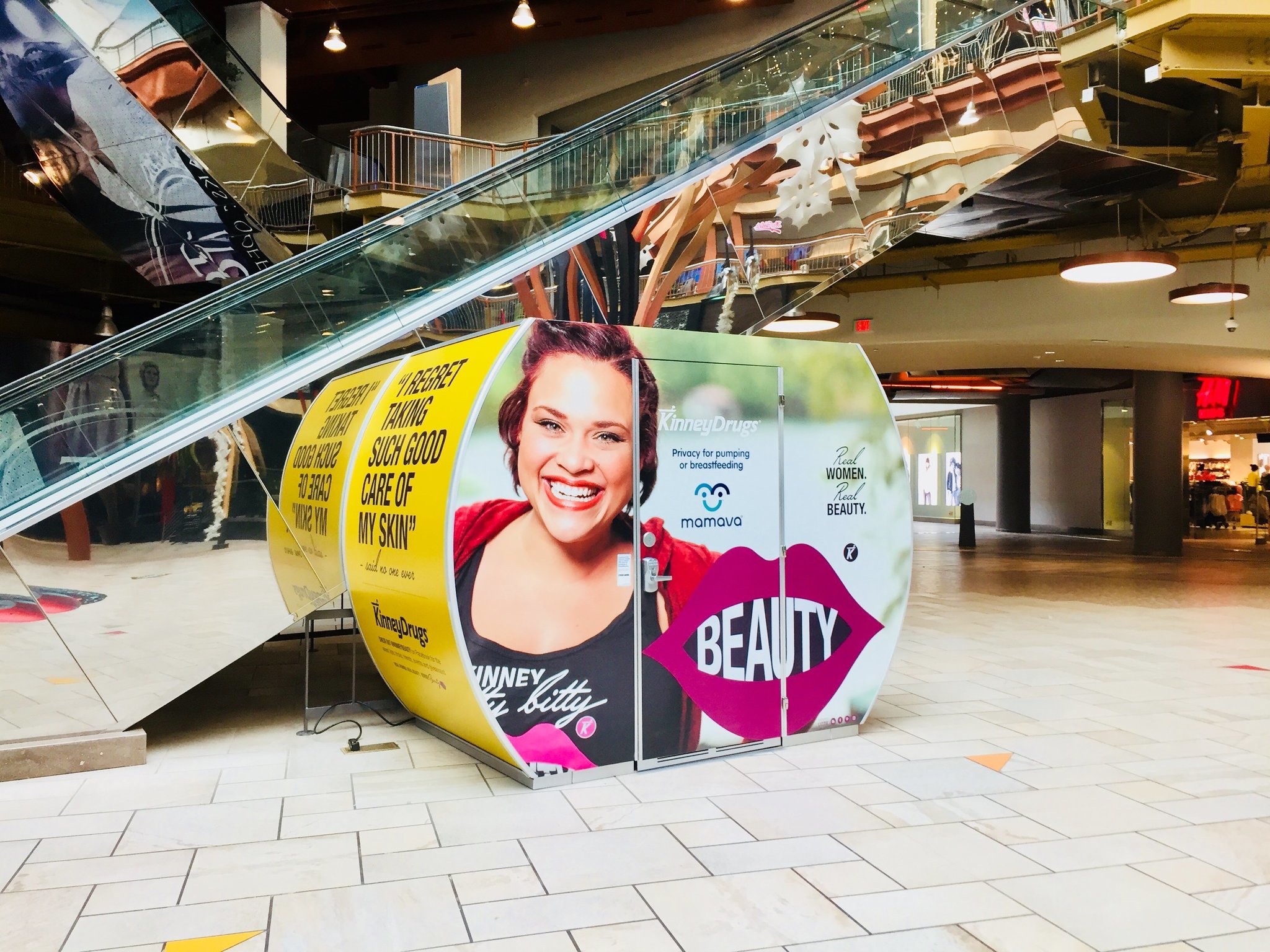 Destiny USA installs privacy pods for breastfeeding mothers