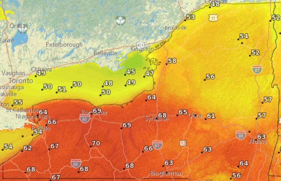 High temperature records could fall across Upstate NY this week