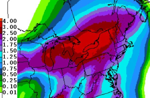 Heavy rain could cause flooding in Upstate NY; 3 inches possible